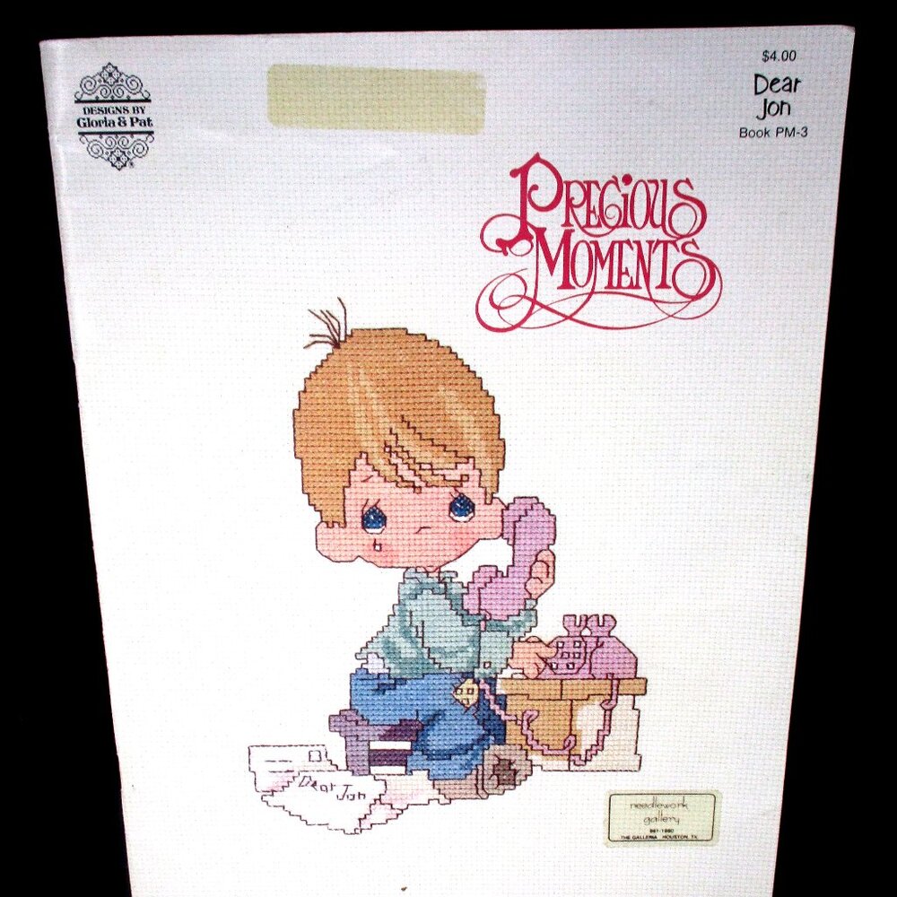 Precious Moments Dear Jon Counted Cross Stitch Booklet PM-3 New 2nd Printing